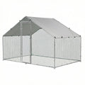 Chicken Coop Rabbit Hutch Outdoor Run Walk in Hen Cage Ferret House 3x2x2m