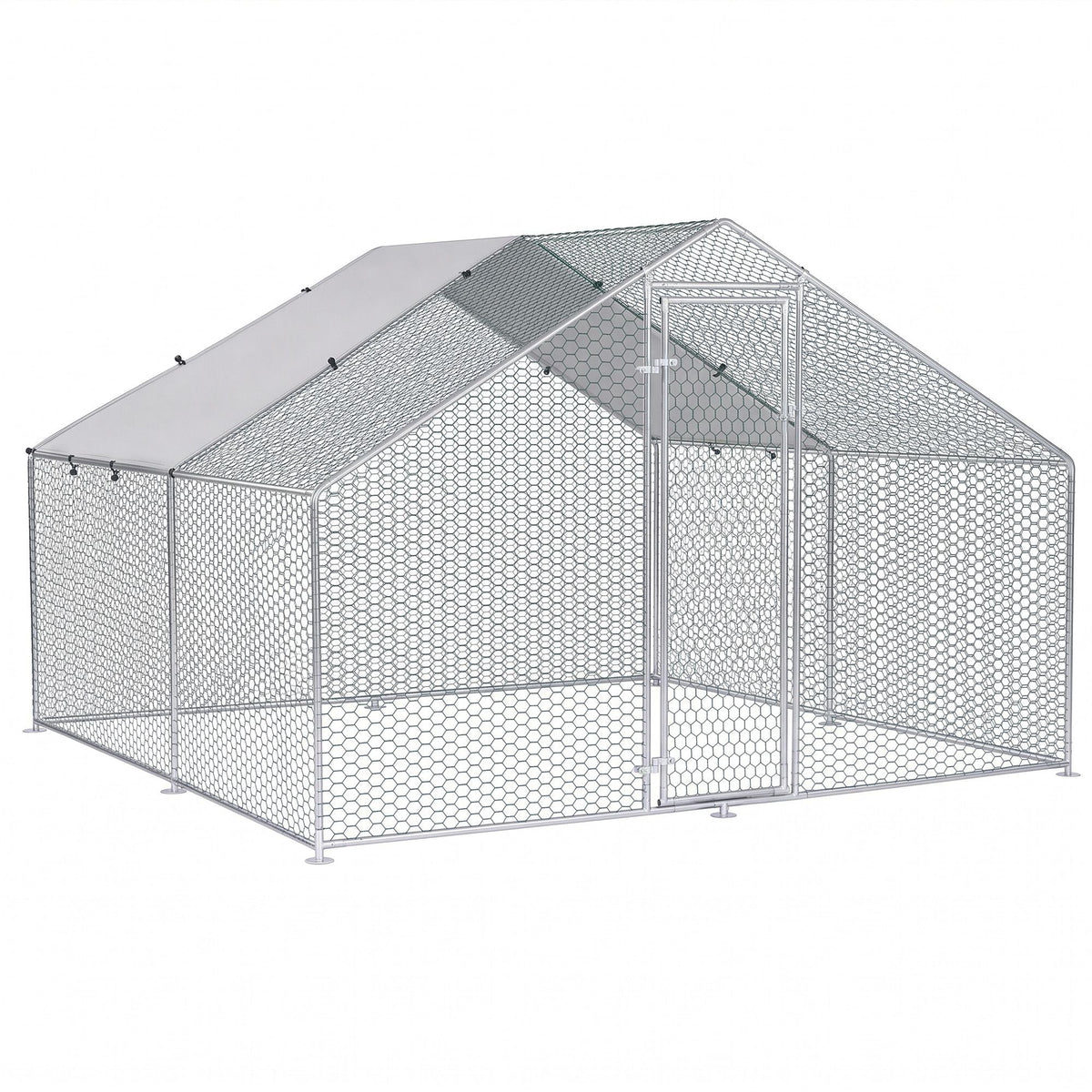 Chicken Coop Rabbit Hutch Outdoor Walk-in Run 3x3x2m with Weather-Resistant Cover - Pet Care > Coops & Hutches > Small Animal Habitats & Cages - Rivercity House & Home Co. (ABN 18 642 972 209) - Affordable Modern Furniture Australia