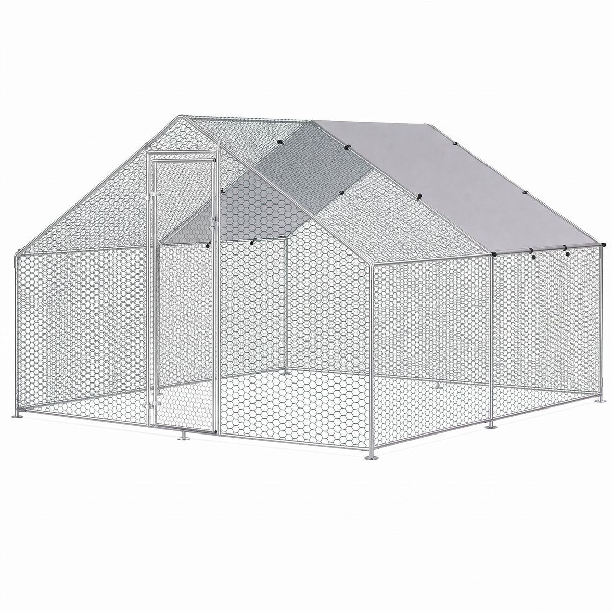 Chicken Coop Rabbit Hutch Outdoor Walk-in Run 3x3x2m with Weather-Resistant Cover - Pet Care > Coops & Hutches > Small Animal Habitats & Cages - Rivercity House & Home Co. (ABN 18 642 972 209) - Affordable Modern Furniture Australia