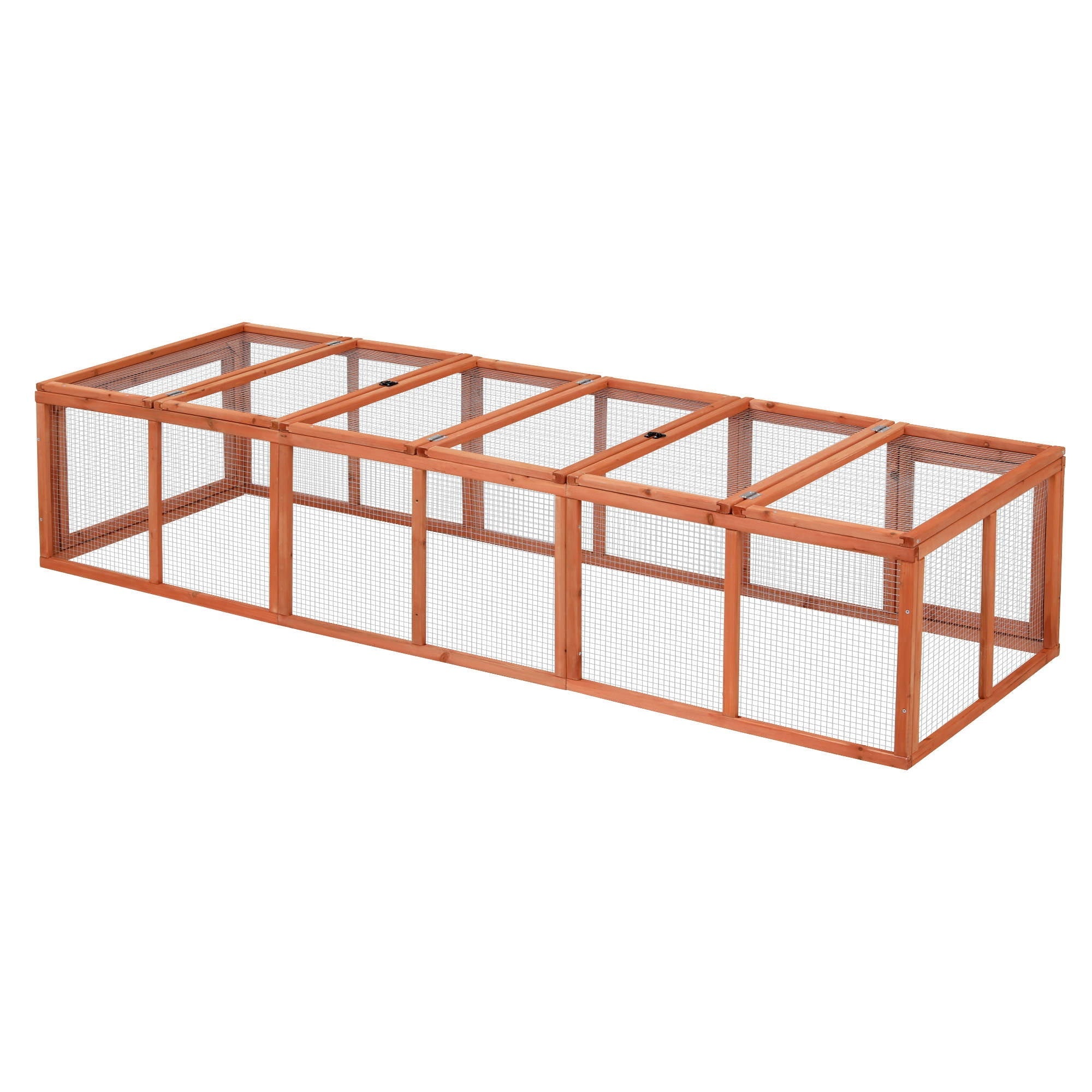 Chicken Coop Wooden Pet Run Rabbit Hutch Large Outdoor Cage with Play Area Brown - Pet Care > Coops & Hutches > Coop & Hutch Accessories - Rivercity House & Home Co. (ABN 18 642 972 209) - Affordable Modern Furniture Australia