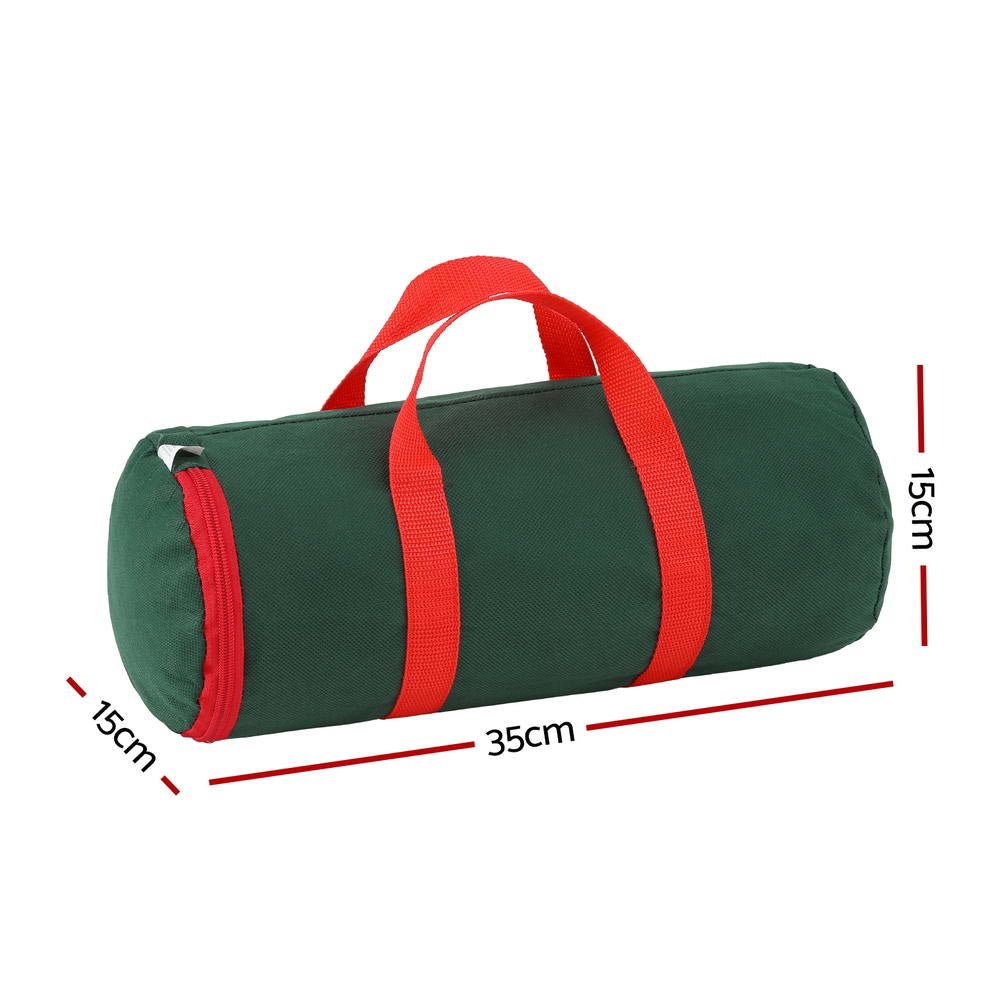 Christmas Baubles Storage Bag with Handles and Zipper Container - Green - Home & Garden > Storage > Clothing & Wardrobe Storage - Rivercity House & Home Co. (ABN 18 642 972 209) - Affordable Modern Furniture Australia