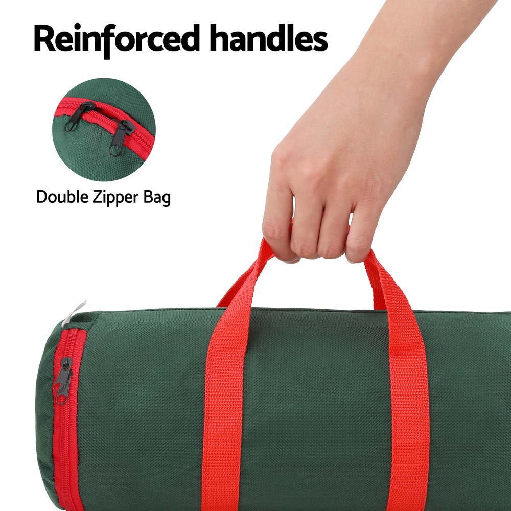 Christmas Baubles Storage Bag with Handles and Zipper Container - Green - Home & Garden > Storage > Clothing & Wardrobe Storage - Rivercity House & Home Co. (ABN 18 642 972 209) - Affordable Modern Furniture Australia
