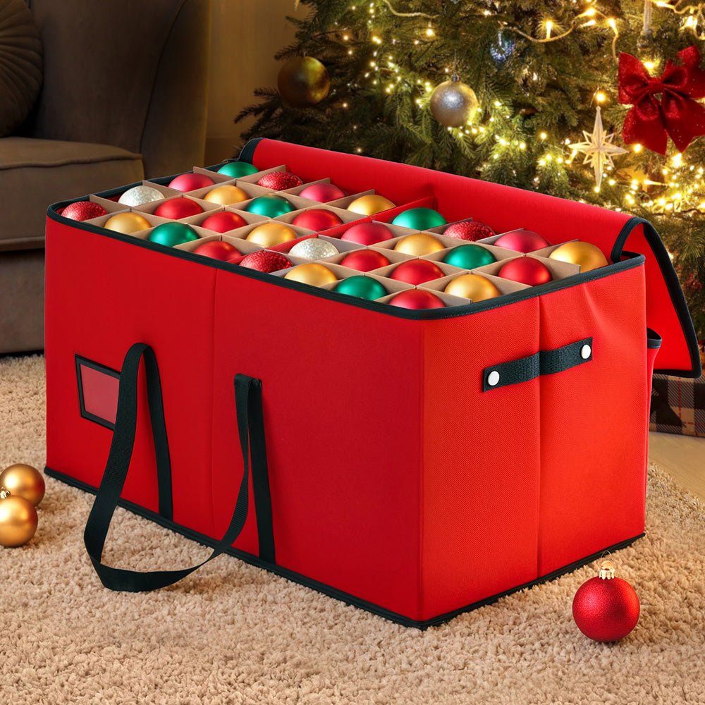 Christmas Baubles Storage Box 128 Slots Decor Ornaments Container - Occasions > Christmas > Christmas Decorations - Rivercity House & Home Co. (ABN 18 642 972 209) - Affordable Modern Furniture Australia
