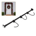 Adjustable Christmas Garland Hook Wreath Hanger for 85-160cm Doors No Drill - Metal