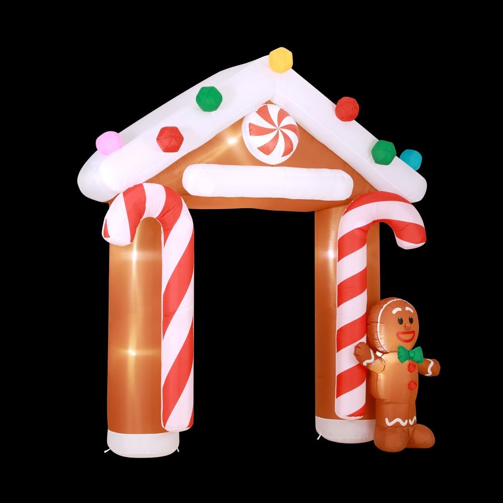 Christmas Inflatable Archwary Ginger 2.8M Illuminated Decorations - Occasions > Christmas > Christmas Decorations - Rivercity House & Home Co. (ABN 18 642 972 209) - Affordable Modern Furniture Australia