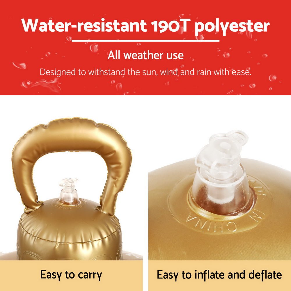 Christmas Inflatable Ball 60cm Snowman Decoration Giant Bauble - Occasions > Christmas > Christmas Decorations - Rivercity House & Home Co. (ABN 18 642 972 209) - Affordable Modern Furniture Australia