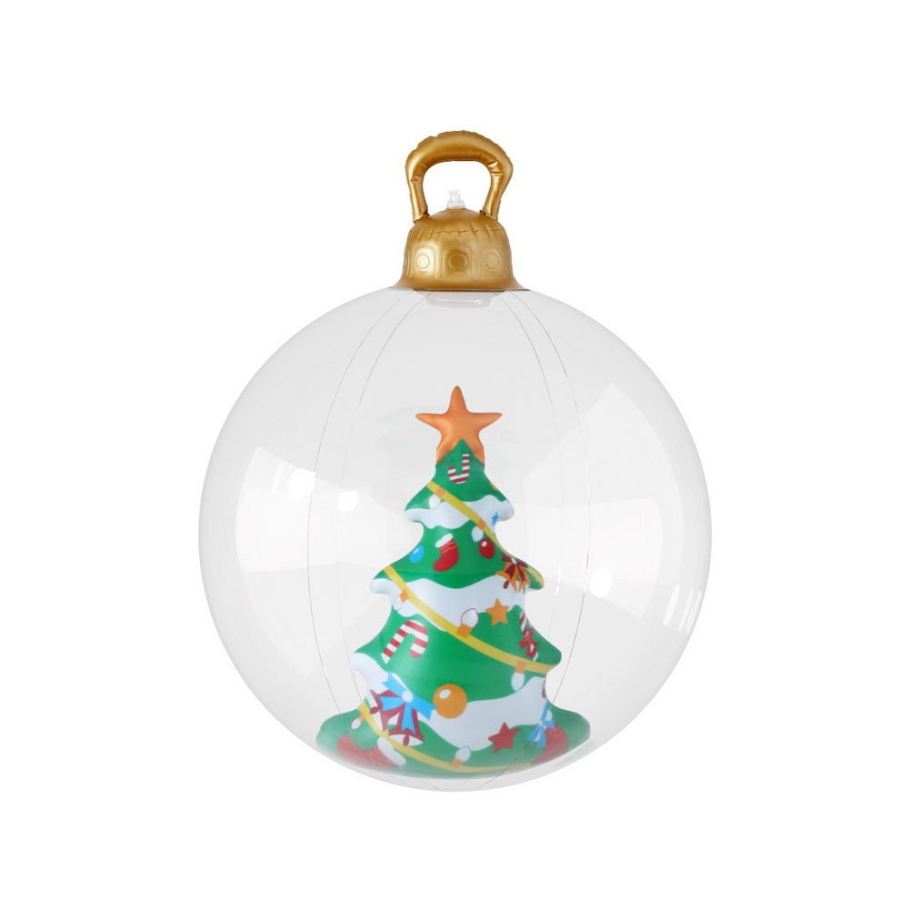 Christmas Inflatable Ball 60cm Tree Decoration Giant Bauble Clear - Occasions > Christmas > Christmas Decorations - Rivercity House & Home Co. (ABN 18 642 972 209) - Affordable Modern Furniture Australia