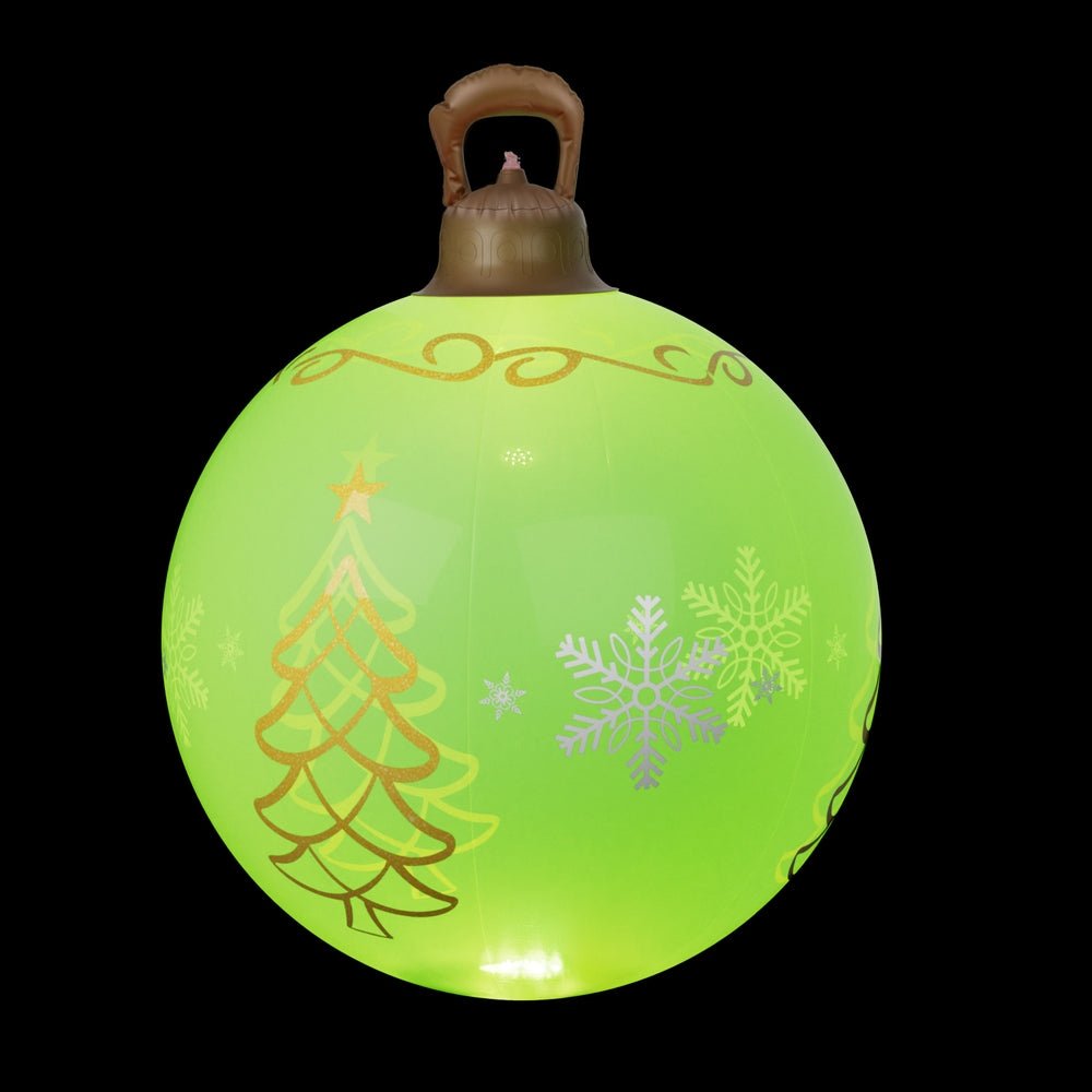 Christmas Inflatable Ball Led 60cm Tree Decoration Bauble Green - Occasions > Christmas > Christmas Decorations - Rivercity House & Home Co. (ABN 18 642 972 209) - Affordable Modern Furniture Australia