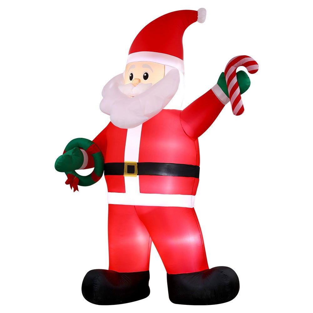 Christmas Inflatable Giant Santa 3.8M Height LED Illuminated Decorations - Occasions > Costumes > Costumes & Accessories - Rivercity House & Home Co. (ABN 18 642 972 209) - Affordable Modern Furniture Australia