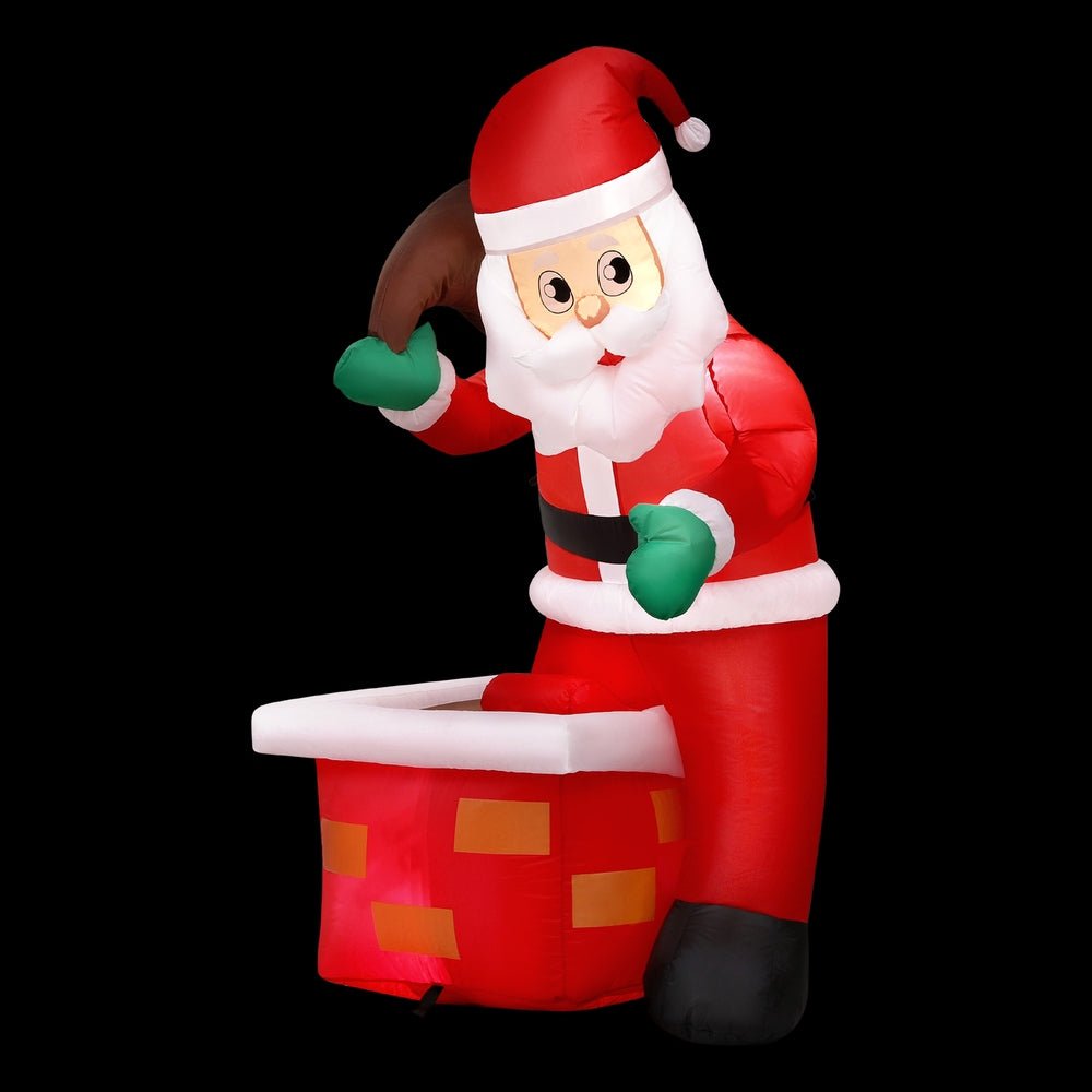 Christmas Inflatable Santa Illuminated Decorations - Occasions > Christmas - Rivercity House & Home Co. (ABN 18 642 972 209) - Affordable Modern Furniture Australia