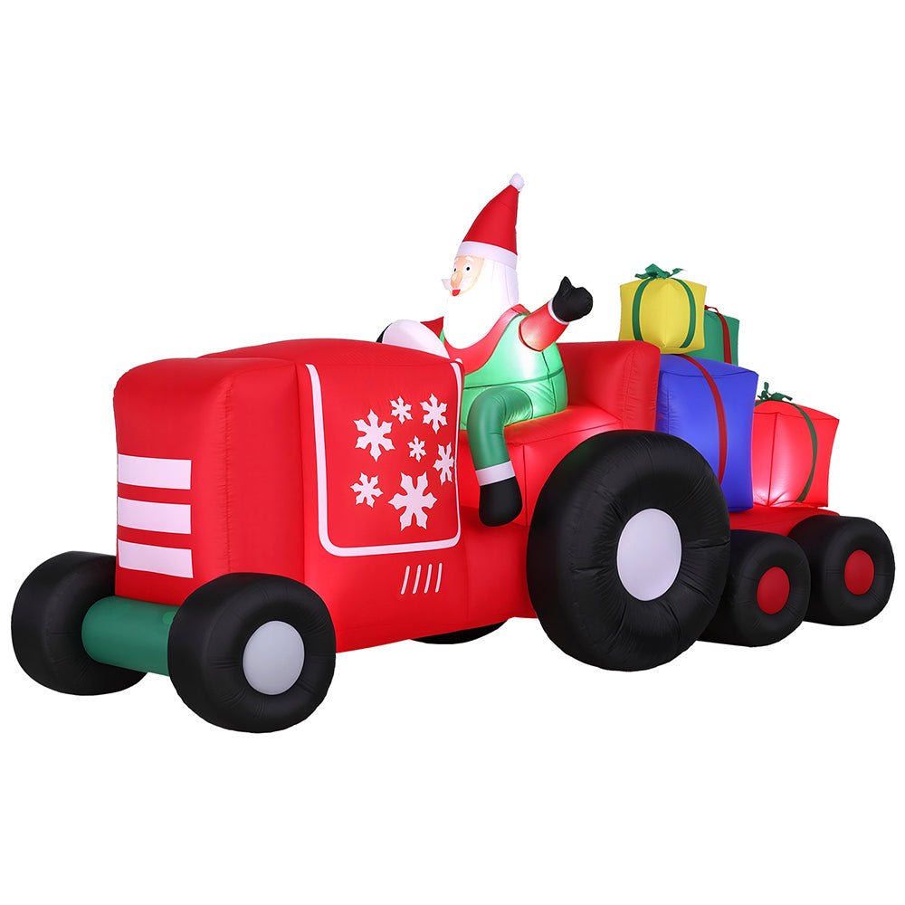 Christmas Inflatable Santa Truck 2.6M Length LED Decorations Illuminated - Occasions > Christmas > Christmas Clothing - Rivercity House & Home Co. (ABN 18 642 972 209) - Affordable Modern Furniture Australia