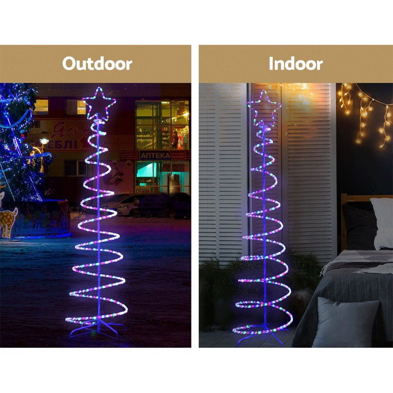 Christmas LED Motif Light 1.88M Tree Waterproof Colourful - Rivercity House & Home Co. (ABN 18 642 972 209) - Affordable Modern Furniture Australia