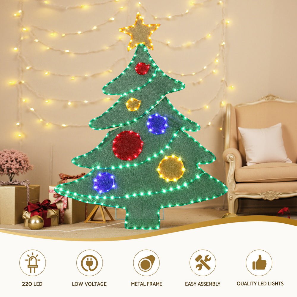 Christmas Lights 150cm Motif 220 LED Rope Light Outdoor Decoration - Occasions > Christmas > Outdoor Decorations & Lights - Rivercity House & Home Co. (ABN 18 642 972 209) - Affordable Modern Furniture Australia