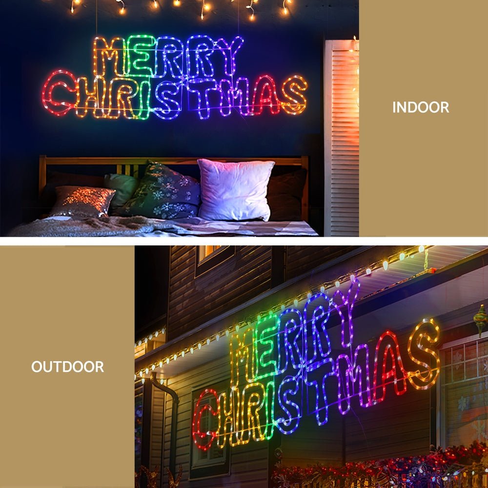 Christmas Lights 160cm Motif 360 LED Rope Light Outdoor Decoration - Occasions > Christmas > Outdoor Decorations & Lights - Rivercity House & Home Co. (ABN 18 642 972 209) - Affordable Modern Furniture Australia
