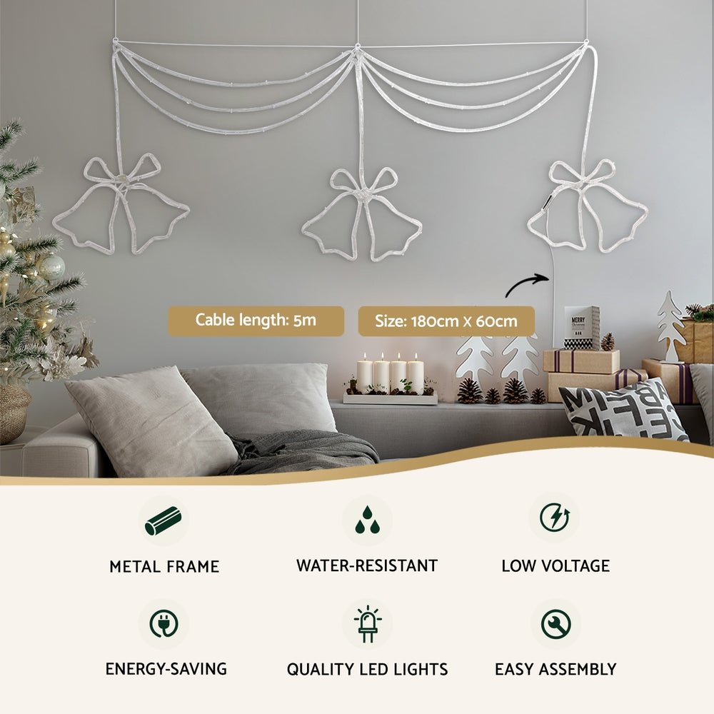 Christmas Lights 180cm Motif 288 LED Rope Light Outdoor Decoration - Occasions > Christmas > Outdoor Decorations & Lights - Rivercity House & Home Co. (ABN 18 642 972 209) - Affordable Modern Furniture Australia