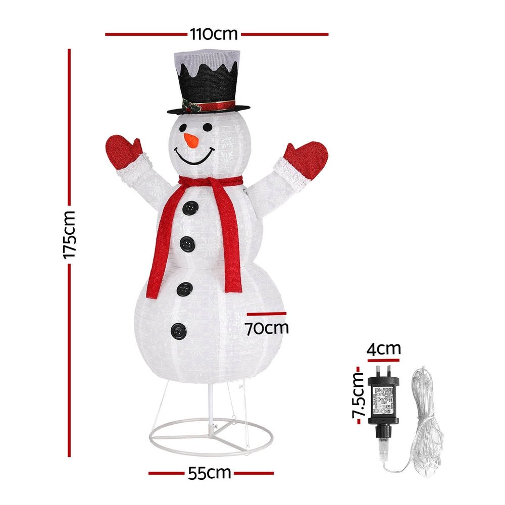 Christmas Lights 200 LED 175cm Fairy Light Snowman Decorations - Occasions > Christmas - Rivercity House & Home Co. (ABN 18 642 972 209) - Affordable Modern Furniture Australia
