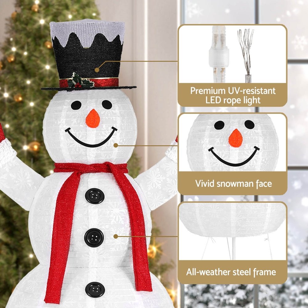 Christmas Lights 200 LED 175cm Fairy Light Snowman Decorations - Occasions > Christmas - Rivercity House & Home Co. (ABN 18 642 972 209) - Affordable Modern Furniture Australia