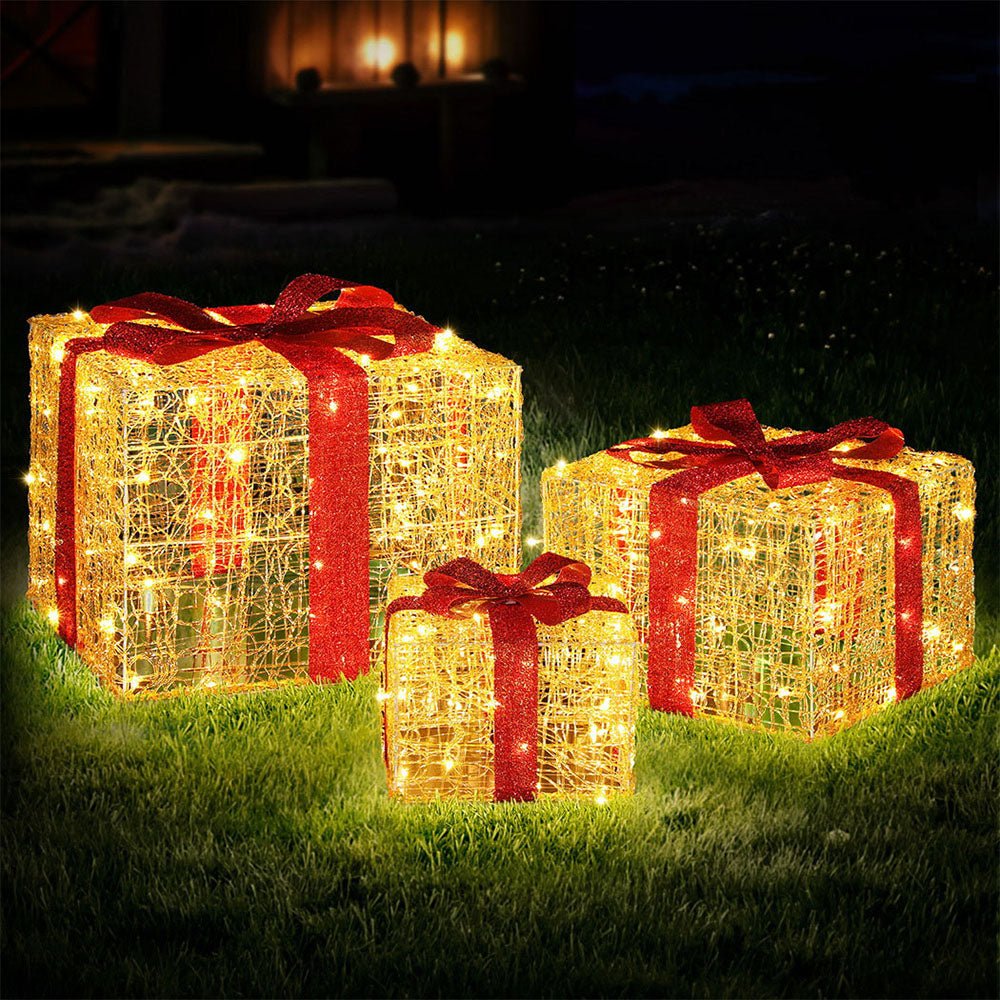 Christmas Lights 240 LED Fairy Light Gift Box 3pcs Decorations - Occasions > Christmas - Rivercity House & Home Co. (ABN 18 642 972 209) - Affordable Modern Furniture Australia