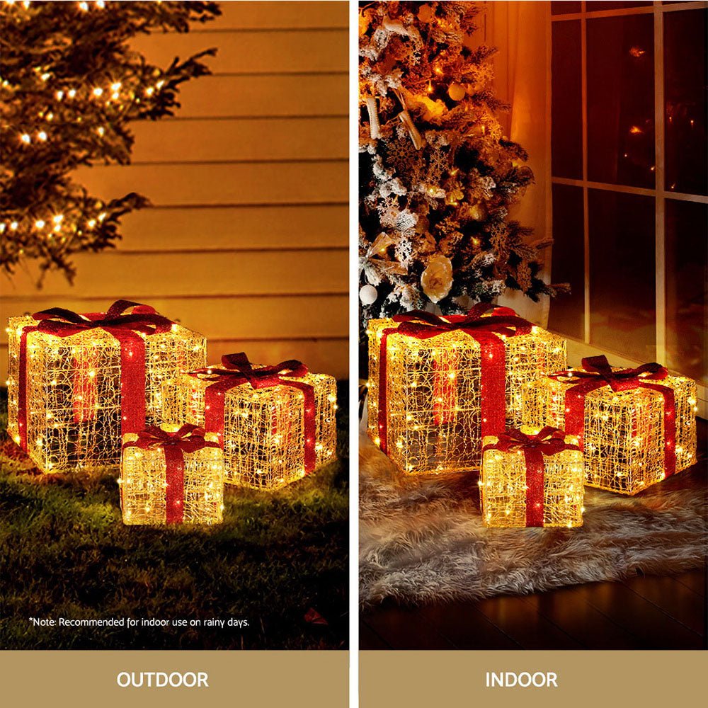 Christmas Lights 240 LED Fairy Light Gift Box 3pcs Decorations - Occasions > Christmas - Rivercity House & Home Co. (ABN 18 642 972 209) - Affordable Modern Furniture Australia