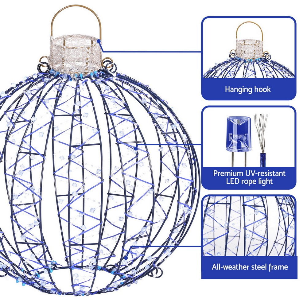 Christmas Lights 320 LED Fairy Light 3pcs Ball Decorations Set - Occasions > Christmas > Outdoor Decorations & Lights - Rivercity House & Home Co. (ABN 18 642 972 209) - Affordable Modern Furniture Australia
