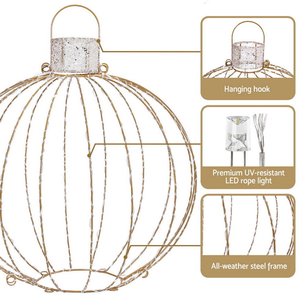 Christmas Lights 320 LED Fairy Light 3pcs Ball Decorations Set - Occasions > Christmas > Outdoor Decorations & Lights - Rivercity House & Home Co. (ABN 18 642 972 209) - Affordable Modern Furniture Australia