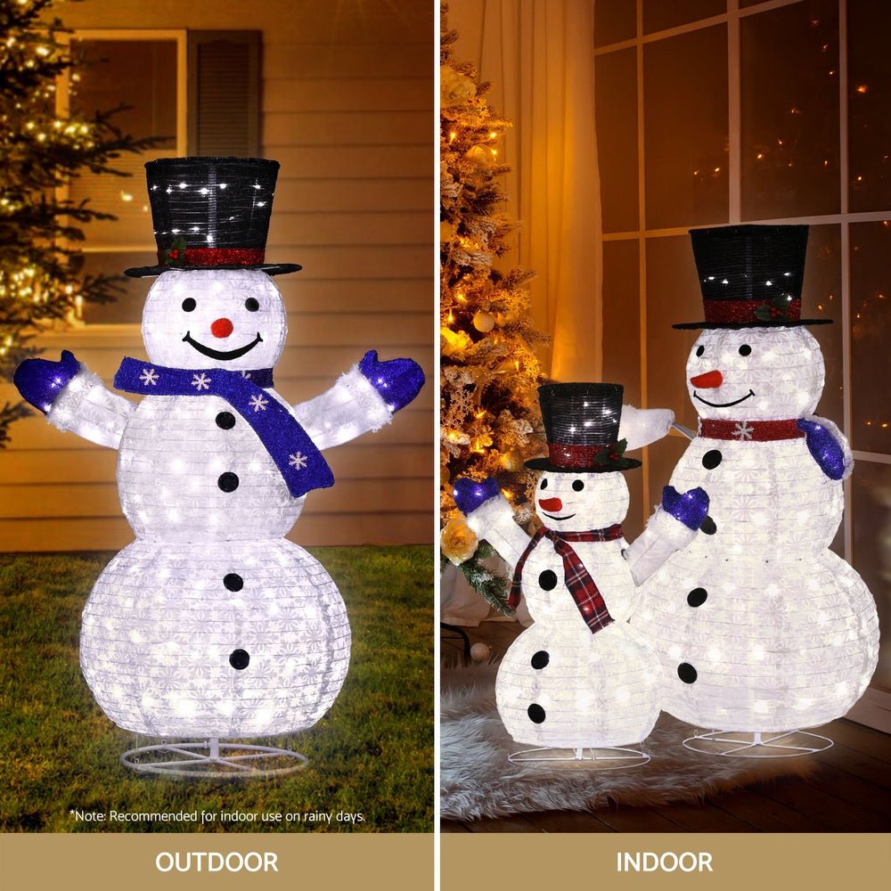 Christmas Lights 330 LED Fairy Light 3pcs Snowman Decorations Set - Occasions > Christmas > Outdoor Decorations & Lights - Rivercity House & Home Co. (ABN 18 642 972 209) - Affordable Modern Furniture Australia