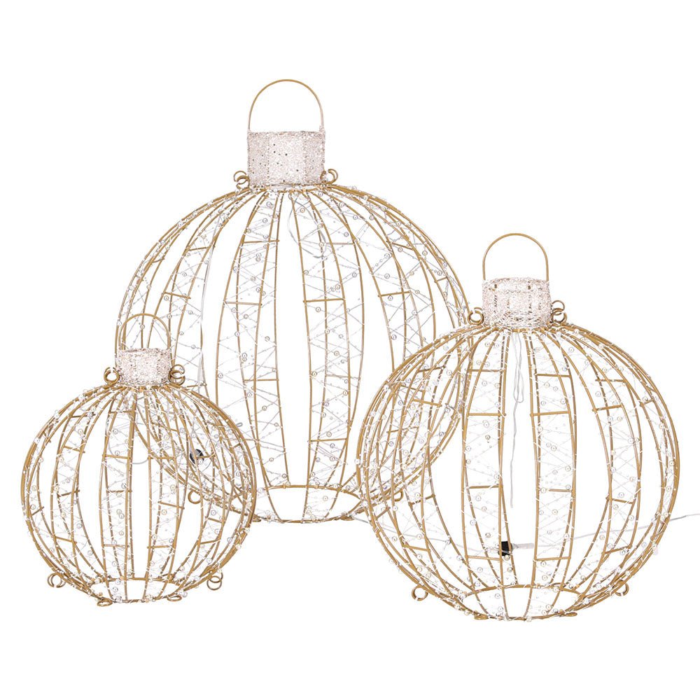 Christmas Lights 360 LED Fairy Light 3pcs Ball Decorations Set - Occasions > Christmas - Rivercity House & Home Co. (ABN 18 642 972 209) - Affordable Modern Furniture Australia