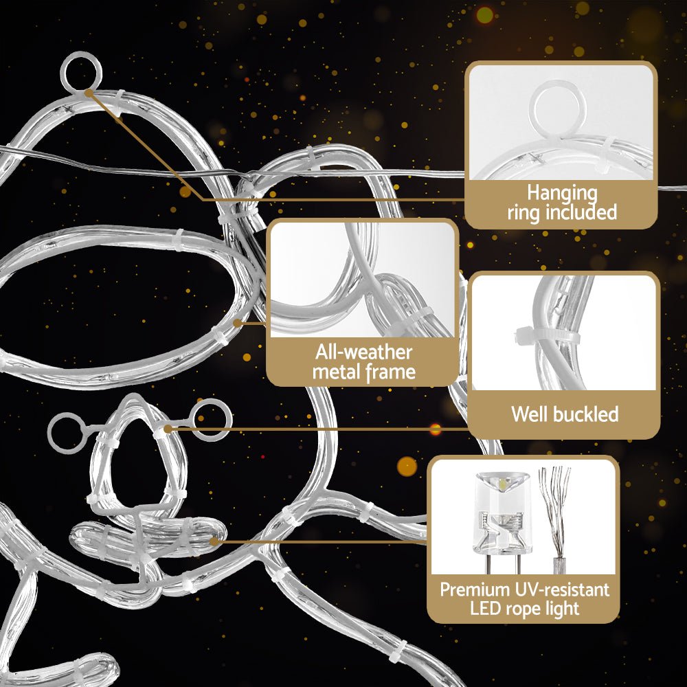 Christmas Lights 48cm Motif 216 LED Rope Light Outdoor Decoration - Occasions > Christmas > Outdoor Decorations & Lights - Rivercity House & Home Co. (ABN 18 642 972 209) - Affordable Modern Furniture Australia