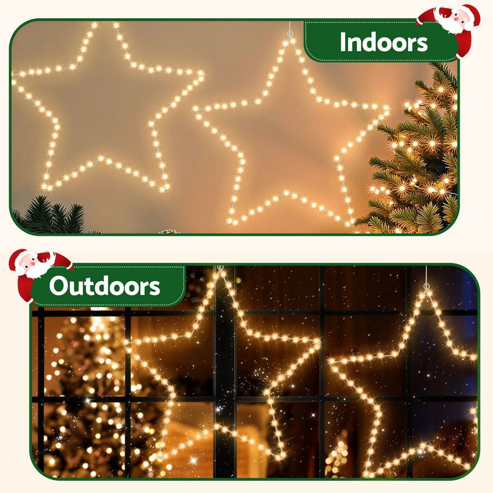 Christmas Lights 50cm Star 70 LED Xmas Decorations - Occasions > Christmas > Outdoor Decorations & Lights - Rivercity House & Home Co. (ABN 18 642 972 209) - Affordable Modern Furniture Australia