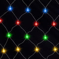 5Mx3M 600 LED Net String Christmas Lights with Colourful Beads - Colourful