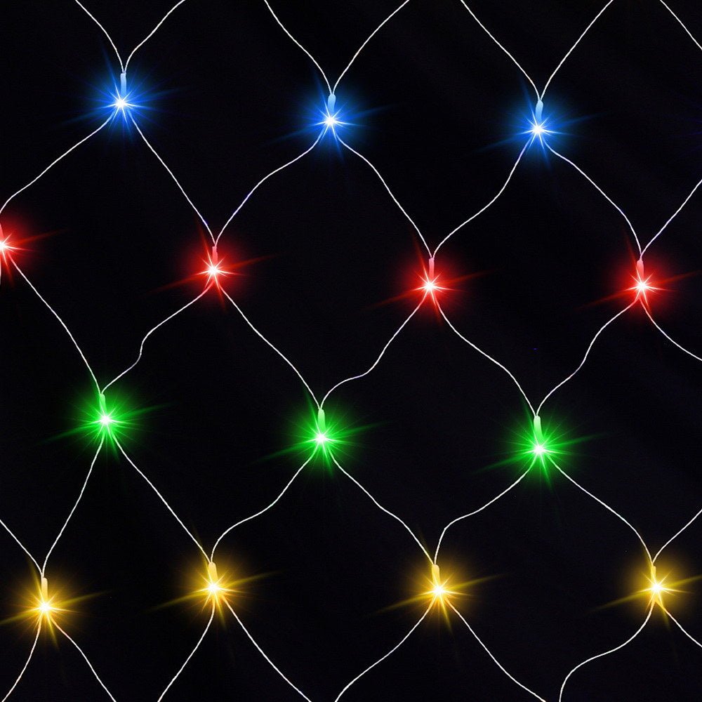 Christmas Lights 5Mx3M Net String Light 600 LED Colourful Beads - Occasions > Christmas > Outdoor Decorations & Lights - Rivercity House & Home Co. (ABN 18 642 972 209) - Affordable Modern Furniture Australia