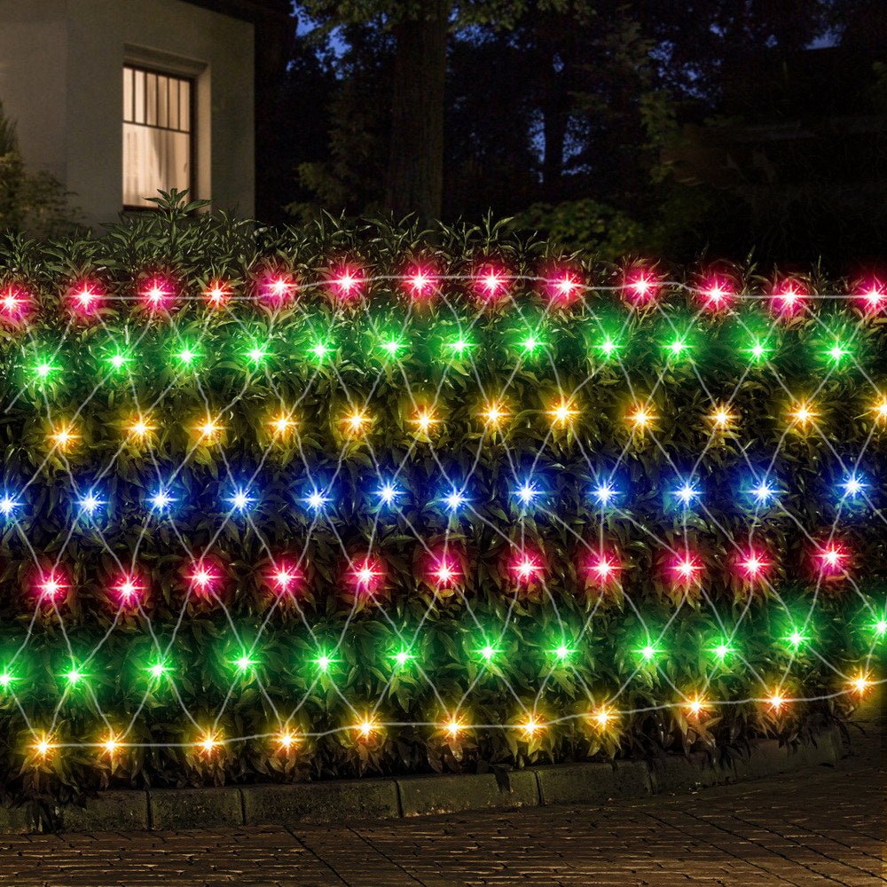 Christmas Lights 5Mx3M Net String Light 600 LED Colourful Beads - Occasions > Christmas > Outdoor Decorations & Lights - Rivercity House & Home Co. (ABN 18 642 972 209) - Affordable Modern Furniture Australia
