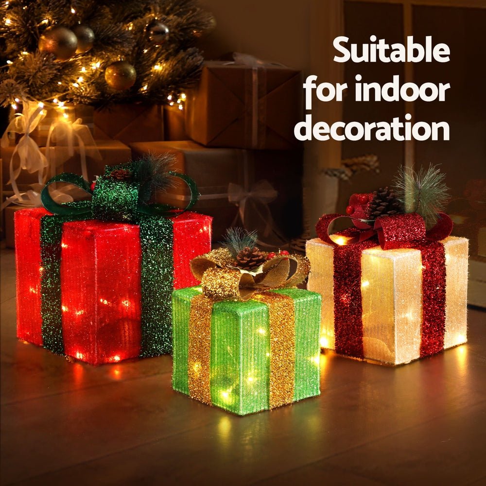 Christmas Lights 60 LED Fairy Light Gift Box 3pcs Decorations RGW - Occasions > Christmas - Rivercity House & Home Co. (ABN 18 642 972 209) - Affordable Modern Furniture Australia