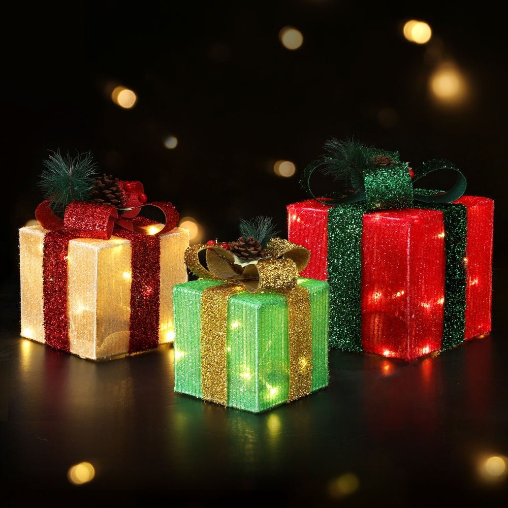 Christmas Lights 60 LED Fairy Light Gift Box 3pcs Decorations RGW - Occasions > Christmas - Rivercity House & Home Co. (ABN 18 642 972 209) - Affordable Modern Furniture Australia