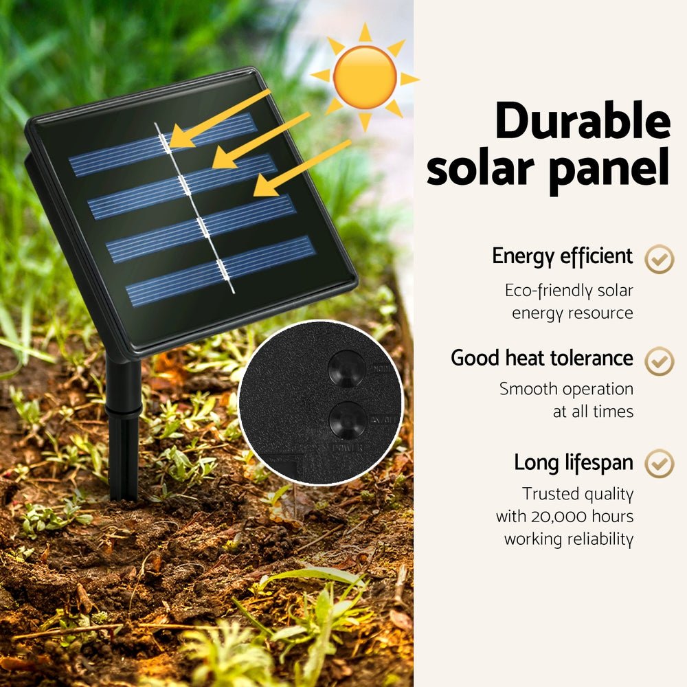 Christmas Lights 60cm Motif 50 LED Solar Wreath Xmas Decorations - Occasions > Christmas > Outdoor Decorations & Lights - Rivercity House & Home Co. (ABN 18 642 972 209) - Affordable Modern Furniture Australia