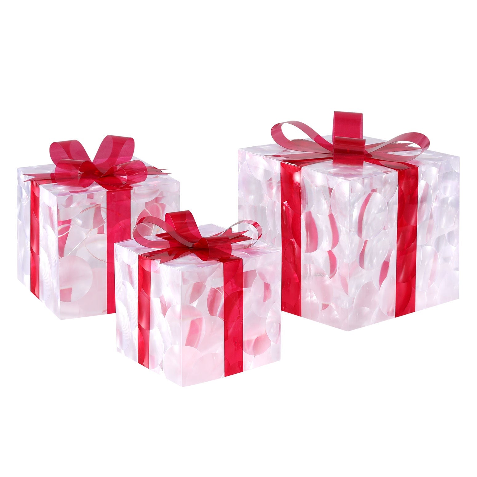 Christmas Lights 70 LED Fairy Light Gift Box 3pcs Decorations Red - Occasions > Christmas - Rivercity House & Home Co. (ABN 18 642 972 209) - Affordable Modern Furniture Australia