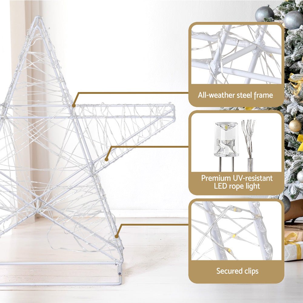 Christmas Lights 900 LED Fairy Light 3pcs Star Decorations Set - Occasions > Christmas > Outdoor Decorations & Lights - Rivercity House & Home Co. (ABN 18 642 972 209) - Affordable Modern Furniture Australia