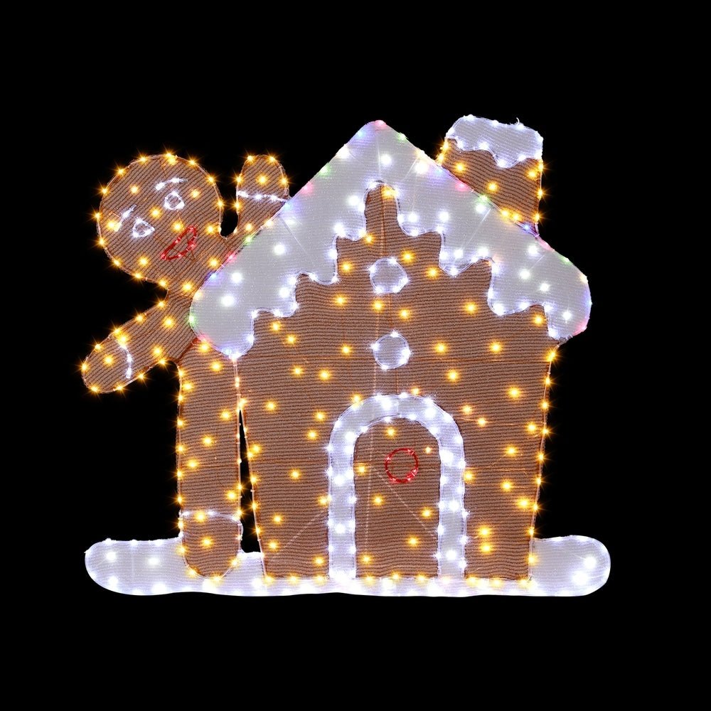 Christmas Lights Gingerbread Motif 330 LED Fairy Light Decoration - Occasions > Christmas > Outdoor Decorations & Lights - Rivercity House & Home Co. (ABN 18 642 972 209) - Affordable Modern Furniture Australia