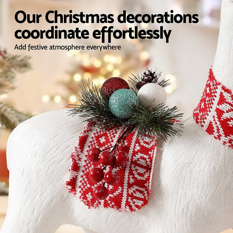 Christmas Reindeer 60cm Glitter Deer Ornaments Party Decorations - Occasions > Christmas > Christmas Decorations - Rivercity House & Home Co. (ABN 18 642 972 209) - Affordable Modern Furniture Australia