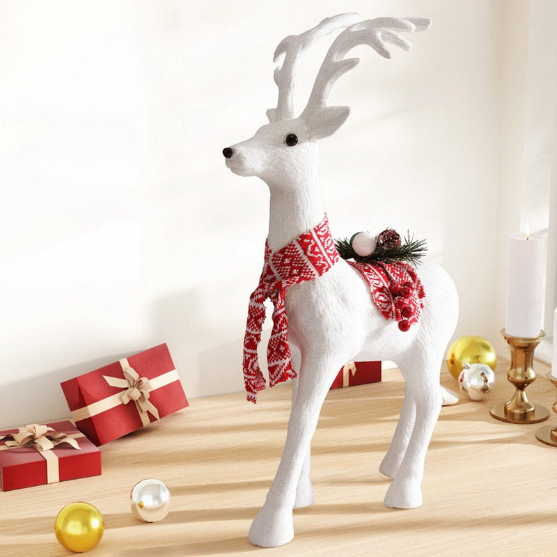 Christmas Reindeer 60cm Glitter Deer Ornaments Party Decorations - Occasions > Christmas > Christmas Decorations - Rivercity House & Home Co. (ABN 18 642 972 209) - Affordable Modern Furniture Australia