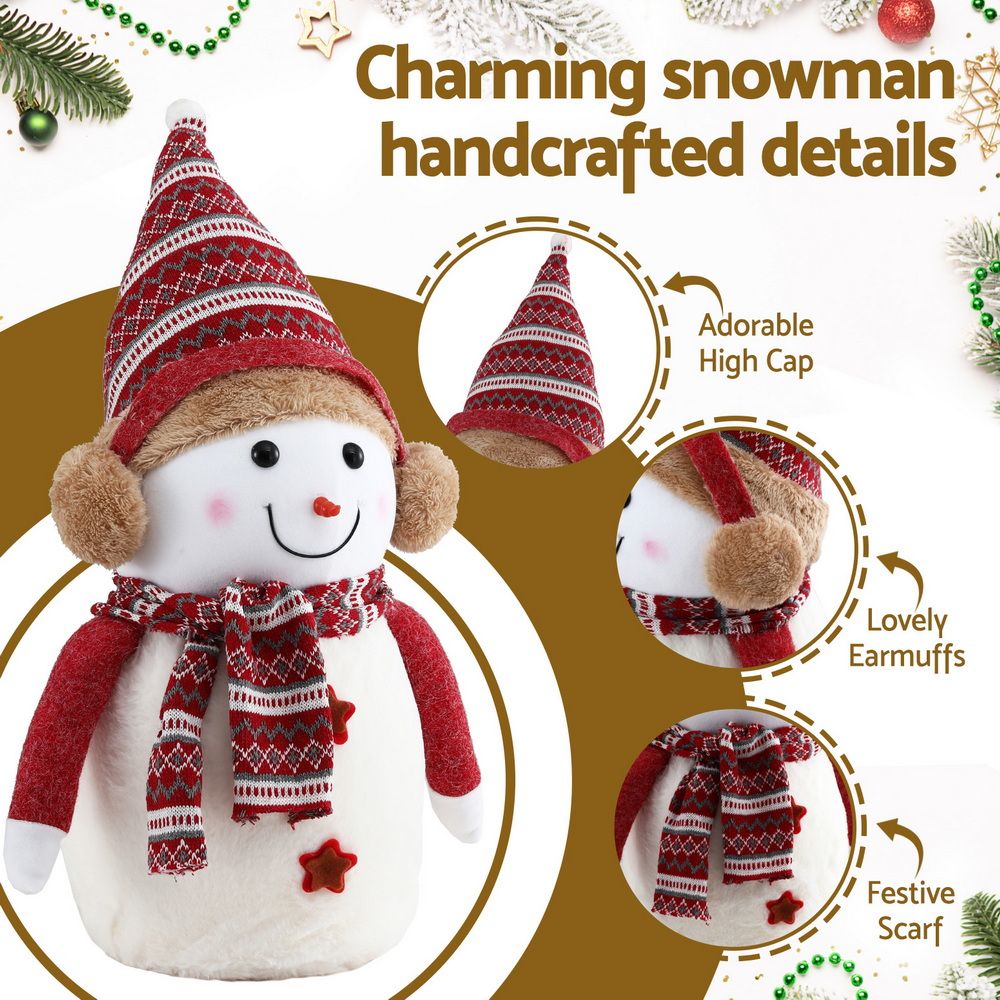 Christmas Snowman Handicraft Ornaments Party Decorations 60cm - Occasions > Christmas > Christmas Decorations - Rivercity House & Home Co. (ABN 18 642 972 209) - Affordable Modern Furniture Australia