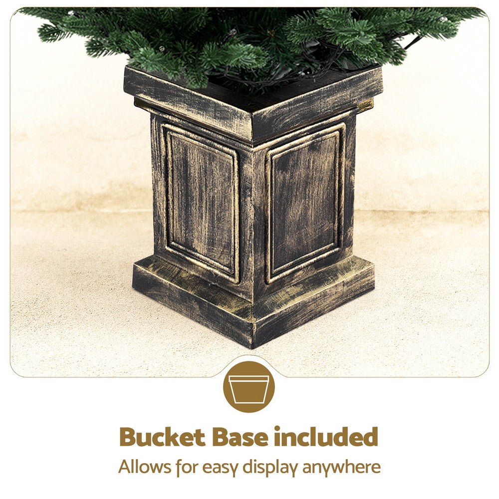 Christmas Tree 1.2M LED Potted Xmas Tree Party Decor 8 Light Modes - Occasions > Christmas > Christmas Trees - Rivercity House & Home Co. (ABN 18 642 972 209) - Affordable Modern Furniture Australia