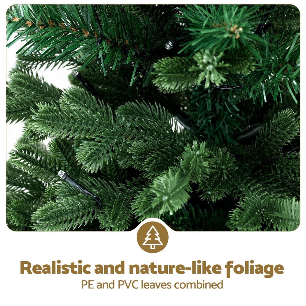 Christmas Tree 1.2M LED Potted Xmas Tree Party Decor 8 Light Modes - Occasions > Christmas > Christmas Trees - Rivercity House & Home Co. (ABN 18 642 972 209) - Affordable Modern Furniture Australia