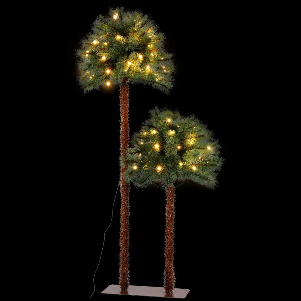 Christmas Tree 1.5+1m LED Xmas Palm Tree Party Decorations 2 in 1 - Occasions > Christmas > Christmas Trees - Rivercity House & Home Co. (ABN 18 642 972 209) - Affordable Modern Furniture Australia