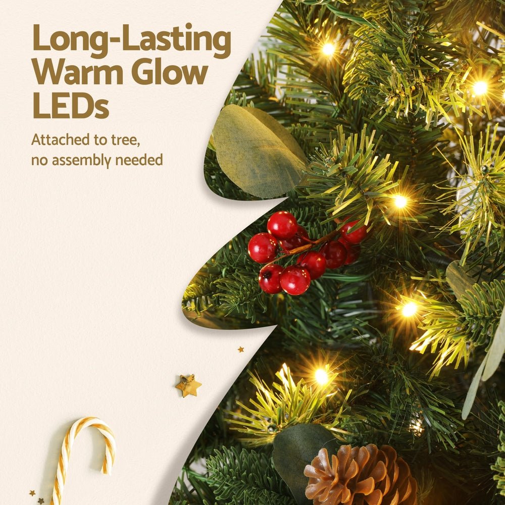 Christmas Tree 1.5m 160 LED Xmas Tree Party Decorations 355 Tips - Occasions > Christmas > Christmas Trees - Rivercity House & Home Co. (ABN 18 642 972 209) - Affordable Modern Furniture Australia