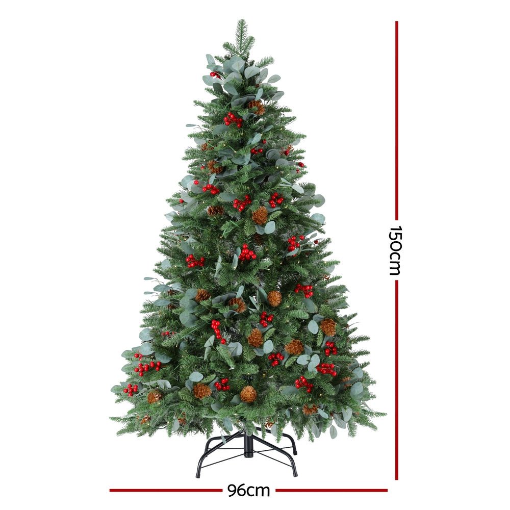 Christmas Tree 1.5m 160 LED Xmas Tree Party Decorations 355 Tips - Occasions > Christmas > Christmas Trees - Rivercity House & Home Co. (ABN 18 642 972 209) - Affordable Modern Furniture Australia