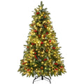 150cm LED Christmas Tree with 160 Warm Lights and 355 Tips - Green
