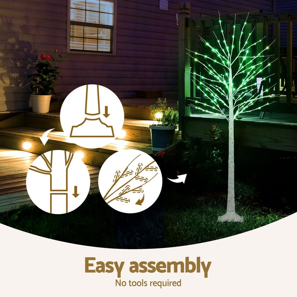 Christmas Tree 1.7m Twigs 120 RGB LED Lights Xmas Trees Decoration - Occasions > Christmas - Rivercity House & Home Co. (ABN 18 642 972 209) - Affordable Modern Furniture Australia