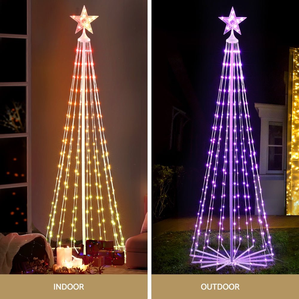 Christmas Tree 1.8m 265 RGB LED Fairy Lights Xmas Trees Decoration - Occasions > Christmas > Christmas Trees - Rivercity House & Home Co. (ABN 18 642 972 209) - Affordable Modern Furniture Australia