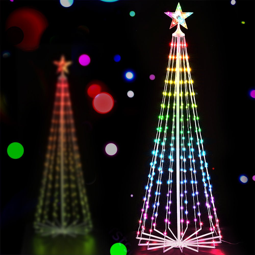 Christmas Tree 1.8m 265 RGB LED Fairy Lights Xmas Trees Decoration - Occasions > Christmas > Christmas Trees - Rivercity House & Home Co. (ABN 18 642 972 209) - Affordable Modern Furniture Australia